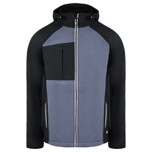 Dickies Softshell Mens Grey/Black Resistant Chaqueta