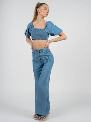 Patrizia Pepe Top de mujer azul
