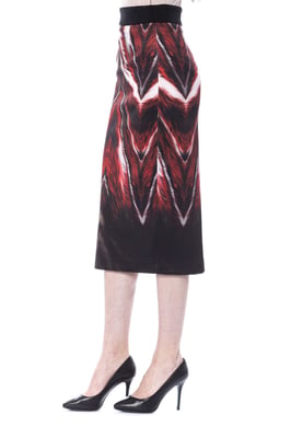 Falda de poliéster multicolor para mujer BYBLOS