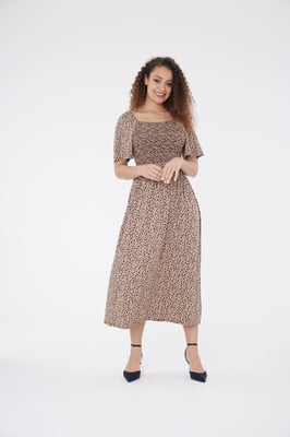 Vestido estampado de lunares Kira