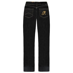 Emporio armani J33 Jeans de mujer con pierna ancha de pierna regular