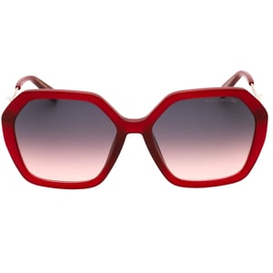 Marc Jacobs gafas de sol rojas con lentes grises