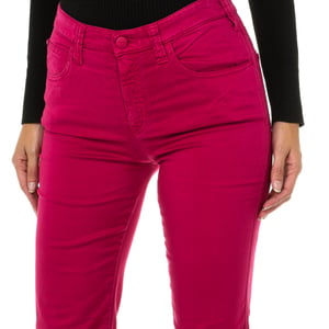 Pantalones largos de tejido elástico 6Y5J75-5N22Z mujer