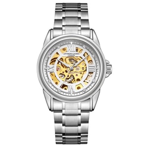 Reloj para caballero Anthony James Edición Limitada Esqueleto de Acero Montado a Mano