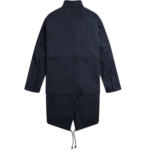 Chaqueta azul marino sombreada de doble capa de Fred Perry