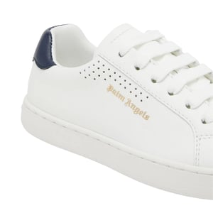 Palm Angels Palm 1 Zapatilla blanca con tacón azul marino