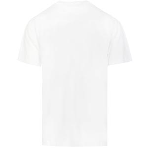 Palm Angels Leaf Logo camiseta blanca clásica