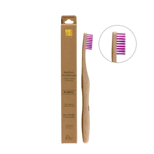 Dr Botanicals Kit de cepillos de dientes de bambú pastel