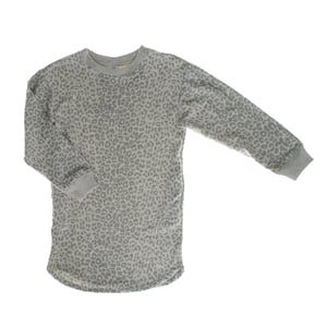 Vestido sudadera de cuello redondo 756387 niña