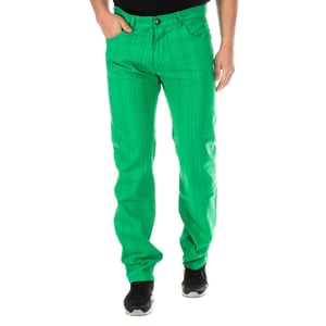 Pantalones rectos largos de corte bajo BGH0182 para hombre