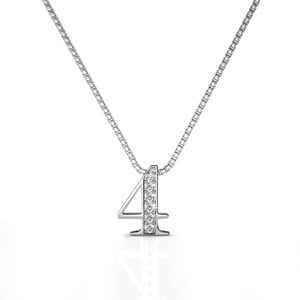 Colgantes Número 4 - Plata y Cristal
