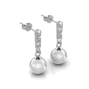 Pendientes Mercurio - Plata y Cristal