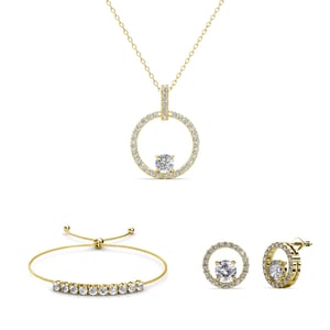 Conjuntos Mia Amory - Oro y Cristal