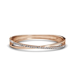 Pulseras Criss - Oro rosa y cristal