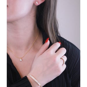 Conjuntos Crystal Mia - Oro y Cristal