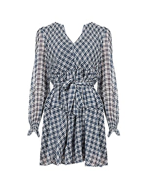 Pepe Jeans Vestido Ottavia de mujer Blanco, azul oscuro