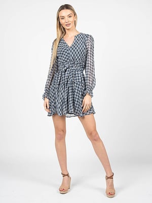 Pepe Jeans Vestido Ottavia de mujer Blanco, azul oscuro