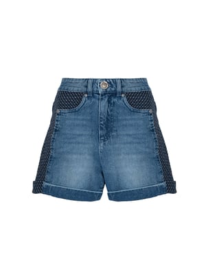 Pinko Bermudas Dotta de mujer azul