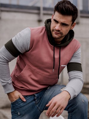 Les Hommes Sudadera del hombre multicolor