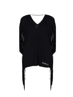 Pinko Blusa Papaveri de mujer negro