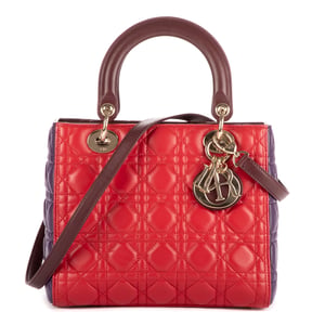 Medium Lady Dior Zip PM Bolso