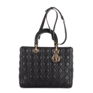 Large Lady Dior Zip GM Bolso bandolera