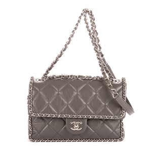Chain-Around Small Single Flap  Bolso bandolera