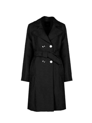 Pinko Gabardina Tandil de mujer negro