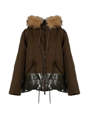 Pinko Chaqueta Circus Parka de mujer verde