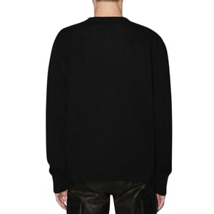 Jersey de punto negro con diseño de bola de cristal de Amiri