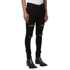 Vaqueros Amiri de corte slim Thrasher Plus en denim negro