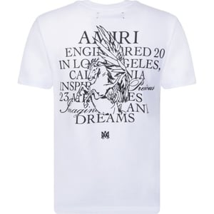 Amiri Precious Memories Design camiseta blanca