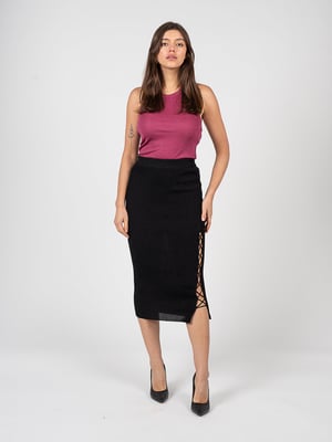 Pinko Falda Tulio de mujer negro