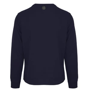 Sudadera azul marino con logo grande de Plein Sport