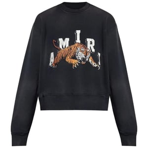 Amiri Vintage Tigre Sudadera Negra