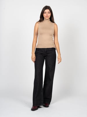 La Haine Inside Us Vaqueros Wide Leg de mujer negro