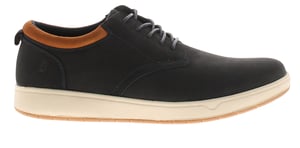 Zapatos de cordones para hombre Hush Puppies Bowen de cuero nobuck color marino