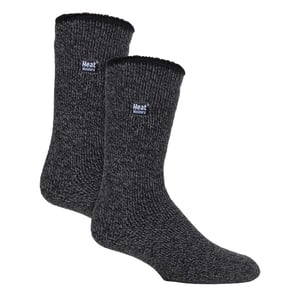 Calcetines térmicos de lana merina para hombre, pack de 2 unidades