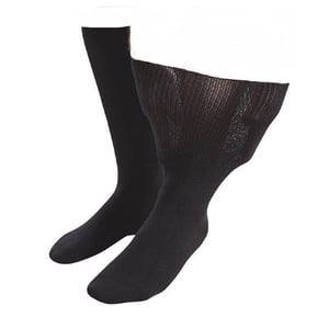 1 paquete de calcetines de algodón extra anchos y holgados para edemas en tobillos hinchados