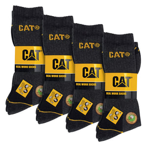 Paquete de 12 calcetines de trabajo unisex de alta resistencia para botas con puntera de acero