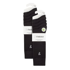 Paquete múltiple de 10 pares de calcetines de bambú brillante para hombre