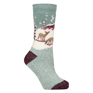 Calcetines térmicos originales de mujer con motivos navideños