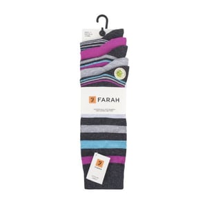 Lote de 5 calcetines de bambú con rayas brillantes para hombre