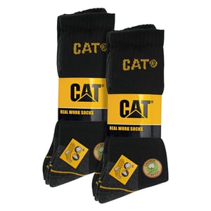Paquete de 6 calcetines de trabajo unisex de alta resistencia para botas con puntera de acero