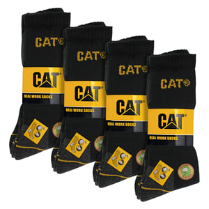 Paquete de 12 calcetines de trabajo unisex de alta resistencia para botas con puntera de acero