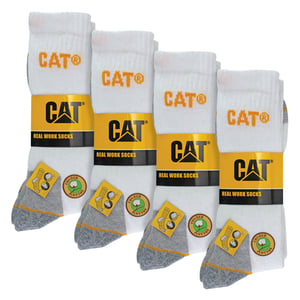 Paquete de 12 calcetines de trabajo unisex de alta resistencia para botas con puntera de acero