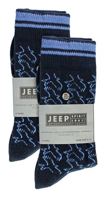 4 Pack Calcetines de Algodón para Hombre | Spirit Calcetines de Punto Cuadrado