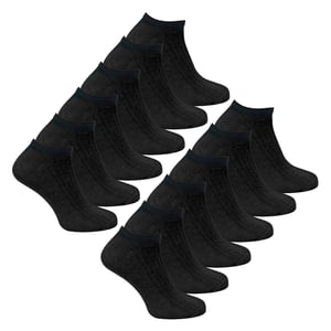 Lote de 12 calcetines 100% algodón para hombre