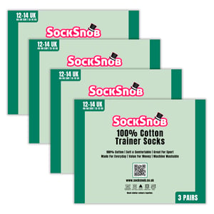 Lote de 12 calcetines 100% algodón para hombre