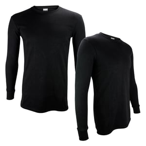 2 Pack Hombres Térmico Tops Manga Larga | Caliente Invierno Polar Base Layer Top